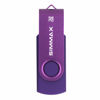 Picture of SIMMAX 32GB Memory Stick USB 2.0 Flash Drives Swivel Thumb Drive Pen Drive (32GB Purple)