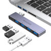 Picture of USB Hub for Laptop,MOGOOD USB Hub 3.0 USB Splitter Ultra-Slim Data USB Hub [Charging Not Supported] Multi USB Port Expander USB Adapter Station for Laptop,Windows PC,Mac,Printer,Flash Drive,Mobile HDD