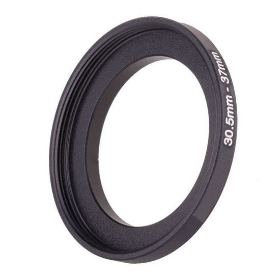 Picture of 30.5mm Lens to 37mm Camera Lens Adapter,30.5mm to 37mm Filter Step up Ring Adapter Ring,Compatible with All 37mm UV,CPL,ND,Lens Hood,Threaded Lens ect.