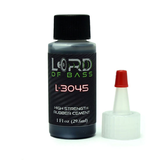 Picture of Lord of Bass 1oz Black Rubber Speaker Repair Glue