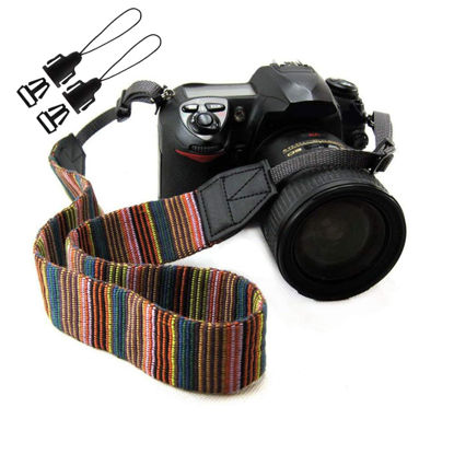 Picture of Eorefo Camera Strap Women Camera Neck Strap Shoulder Belt Strap for Compact Digital Camera, Mirrorless Camera, Small DSLR Camera, Instant Camera.(Multi)