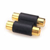 Picture of NANYI RCA Female to RCA Female Interconnect Coupler Adapter, with Gold Plated Housing for Mixer Amplifiers Cable Link (2rca F-F-1pack)