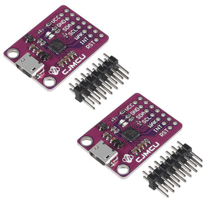 Picture of 2PCS CP2112 Debug Board USB to Serial Adapter USB2.0 I2C Communication Module 2.0 Micro USB 2112 Evaluation Kit USB-to-SMBus API Specification Multifunction Serial Adapter Module