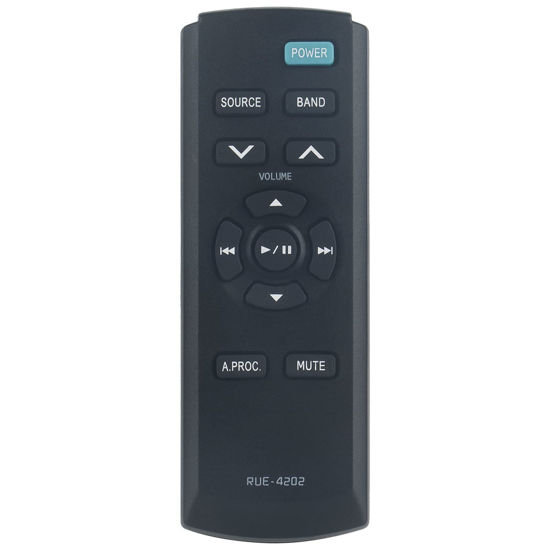 Picture of PERFASCIN Replacement Remote RUE-4202 Fit for Alpine CD USB Receiver CDE-HD148BT CDE-147BT CDE-7830 CDE-7831E CDE-9852 CDE-9881 CDE-HD138BT CDE-HD137BT