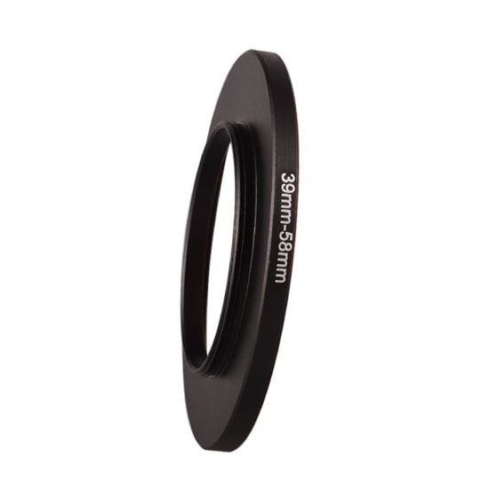 Picture of 39mm Lens to 58mm Camera Lens Adapter,39mm to 58mm Filter Step up Ring Adapter Ring,Compatible with All 58mm UV,CPL,ND,Lens Hood,Threaded Lens ect.