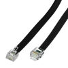 Picture of Conext Link 7 FT feet RJ11 6P6C Modular Telephone Extension Cable Phone Cord Line Wire (Black) （33227）