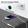 Picture of MOSWAG Lightning Female to USB C Male Adapter Support Charging Type C Charger Connector Cable for iPhone 15/15 Pro/15 Pro Max/15 Plus iPad Air Samsung Not for Audio/OTG