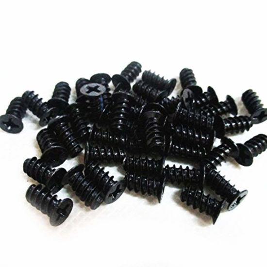 Picture of Easycargo Computer Case Fan Screws Black, Fan Screws PC, Fan Screws for 60mm, 70mm, 80mm, 90mm, 92mm, 120mm, 140mm PC Cooling Fan (50 Pack)