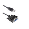 Picture of CHANNlCY USB to DB15 Game Port Adapter Cable for Extreme Digital 3D Game JoystickE, 0.5M, Black