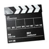 Picture of Ronyme Movie Film Clap Board Clapper Board Film Slate Slateboard Accessaries for Video Photography Film Home Decoration Photo Prop, Black Chinese