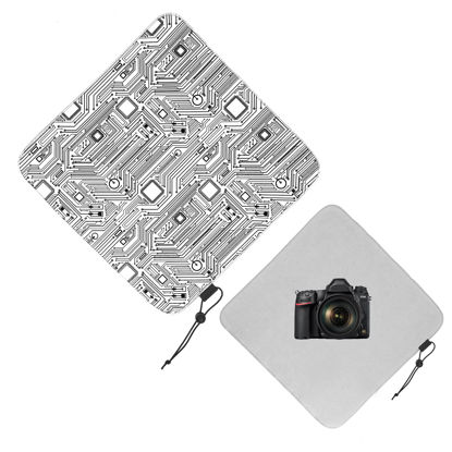 Picture of XAMOREST 15 in Camera Wrap with Pouch,Lens Protective Wrap,Anti-scratch Anti-dust, Flexible Wrapper Camera Travel Accessories for DSLR Mirrorless Camera Lens(linear)