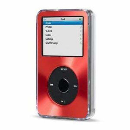 Picture of Red for Apple iPod Classic Hard Case with Aluminum Plating 80gb 120gb 160gb