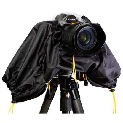 Picture of Polaroid SLR Rain Cover Protector For The Canon Digital EOS Rebel SL1 (100D), T5i (700D), T5 (1200D), T4i (650D), T3 (1100D), T3i (600D), T1i (500D), T2i (550D), XSI (450D), XS (1000D), XTI (400D), XT (350D), 1D C, 70D, 60D, 60Da, 50D, 40D, 30D, 20D, 10D, 5D, 1D X, 1D, 5D Mark 2, 5D Mark 3, 7D, 6D,