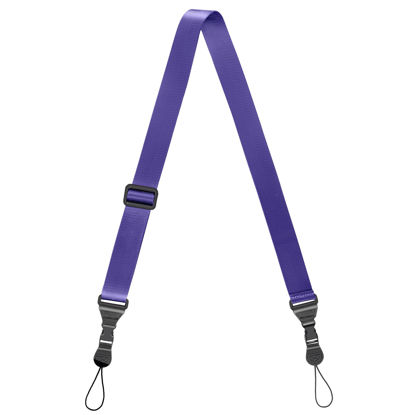 Picture of KIQ Quick Detach Nylon Shoulder Strap Replacement for iPad Samsung Tablet Nikon Canon Camera - Purple