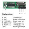 Picture of QCCAN 5pcs 433mhz Wireless RF Transmitter and Receiver with Antenna Ask Remote Control Module DIY Kit for Arduino