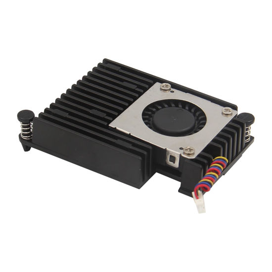 Picture of Geekworm Active Cooler for Raspberry Pi 5 H505, Aluminum Heatsink with Blower PWM Fan