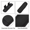 Picture of GOMAKERER 2 Pcs Shoulder Strap Pad, Black Detachable Backpack Shoulder Pad Removable Air Cushion Pad for Shoulder Bags Guitar Pad Shoulder Strap Pad Relieve Shoulder