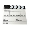 Picture of Ronyme Movie Film Clap Board Clapper Board Film Slate Slateboard Accessaries for Video Photography Film Home Decoration Photo Prop, Chinese White