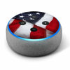 Picture of US Flag - Vinyl Decal Skin Compatible with Amazon Echo Dot 3rd Generation Alexa - Decorations for Your Smart Home Speakers, Great Accessories Gift for mom, dad, Birthday, Kids