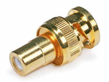 Picture of Monoprice BNC Male to RCA Female Adaptor - Gold Plated