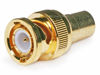 Picture of Monoprice BNC Male to RCA Female Adaptor - Gold Plated