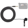 Picture of Movo Lavalier Microphone for GoPro - Compatible with GoPro, Hero 12 Hero11, Hero10, Hero9 Black, GoPro Media Mod, & GoPro Pro 3.5mm Mic Adapter - GoPro Lapel Mic with 6ft Cable, Metal Clip, Windscreen