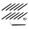 Picture of 10-Pack Universal Replacement Standard Pen Nibs with Removal Ring Replacement for Intuos CTL-4100 / 4100WL ; CTL-6100 / 6100WL(2x Black)