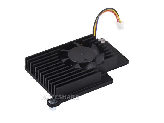 Picture of Active Cooler (A) for Raspberry Pi 5, Aluminium Heatsink, Active Cooling Fan, with Thermal Pads