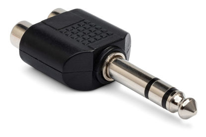 Picture of Hosa GPR-484 Dual RCA to 1/4" TRS Adaptor