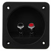 Picture of Almencla DIY 2-Way Speaker Box Terminal Binding Post Square Screw Cup Connector Subwoofer Plug 80 Press