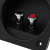 Picture of Almencla DIY 2-Way Speaker Box Terminal Binding Post Square Screw Cup Connector Subwoofer Plug 80 Press