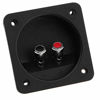 Picture of Almencla DIY 2-Way Speaker Box Terminal Binding Post Square Screw Cup Connector Subwoofer Plug 80 Press