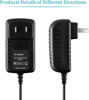 Picture of Guy-Tech AC Adapter Compatible with Uniden BC365CRS 500 Channel Clock/FM Radio Scanner Power Supply