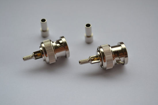 Picture of BNC Male Crimp Connector for Cable RG174, RG178, RG188, RG196, RG316(5 Pack)