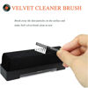 Picture of Vinyl Record Cleaning Kit Anti Static LP Velvet Record Cleaner Brush Stylus Brush for Record Player Turntable and CD/VCD/DVD Clean