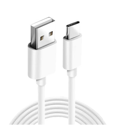 Picture of USB-A to USB-C Fast Charging and Syncing Cable | 3.3 Ft White Fast Charging and Syncing Cable for iPhone 15/ iPhone 15 Pro/iPhone 15 Pro Max/iPad Pro 11 / iPad Pro 12.9/Samsung/PC/MacBook Pro 2022