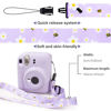 Picture of VOVMOEYA Camera Strap Kids,Camera Lanyard Neck Strap Kids,iPad Strap for Kids,Children Camera Strap for Fujifilm mini Camera Kodak Smile + Smile plus(Purple)