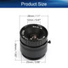 Picture of Juvielich 6mm CCTV Camera Lens 720p Pixels 1/3" Security Camera Len for CCTV IP Camera Panoramic CS