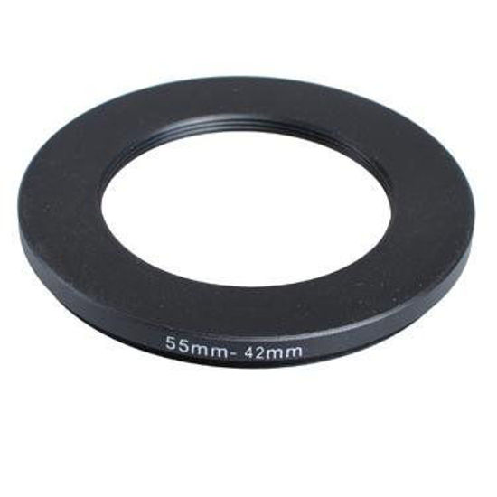 Picture of 55mm-42mm 55-42 mm 55 to 42 Step Down Ring Filter Adapter