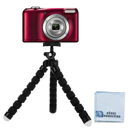 Picture of Acuvar 6.5“ inch Bendable Tripod for Small Digital Cameras with eCostConnection Microfiber Cloth