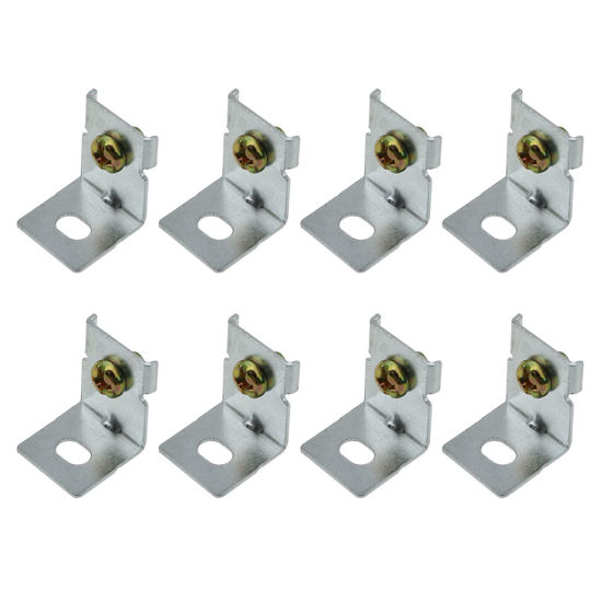 Picture of MEETOOT 8pcs MHS012 Power Supply Fixing Bracket Power Installation Accessories Switching Power Supply Mounting Brackets