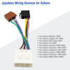 Picture of Jayubien 14Pin Radio Wiring Harness for Subaru Stereo Connector, Compatible with Legacy Liberty Impreza Outback Forester WRX Radio Plug 1998-2006