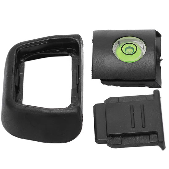 Picture of Rubber Camera Viewfinder Eyecup Eyepiece Eyeshade for Sony A6000 A6100 A6300 A5000 Eye Cup Protector Replaces Viewfinder Eye Cup Cold Shoe Cover