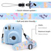 Picture of VOVMOEYA Camera Strap Kids,Camera Lanyard Neck Strap Kids,iPad Strap for Kids,Children Camera Strap for Fujifilm mini Camera Kodak Smile + Smile plus(Blue)