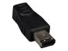 Picture of Cable Leader FireWire Adapter (IEEE 1394a 6-Pin Male, 4-Pin Female)