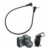 Picture of PC Sync Cables 30cm 12'' 2.5mm 1/8" Cord Plug Jack for Male Flash Trigger Camera