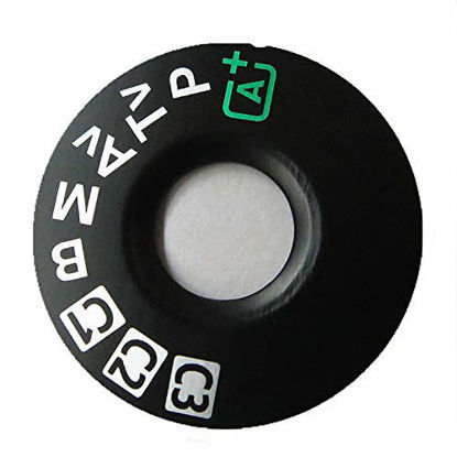 Picture of Camera Top Mode Dial Cover Lid Cap Function Mode Dial Signage Interface Cover Button Replacement for Canon EOS 5D Mark III 5D3 5DIII