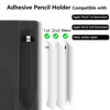 Picture of BAIWOVIS Adhesive Pencil Holder Compatible with Apple Pencil 1st Generation and 2nd Gen, Elastic Storage Sleeve Case Compatible with iPad Pen USB C, and Some Other Stylus, with Pocket for Pencil Cap