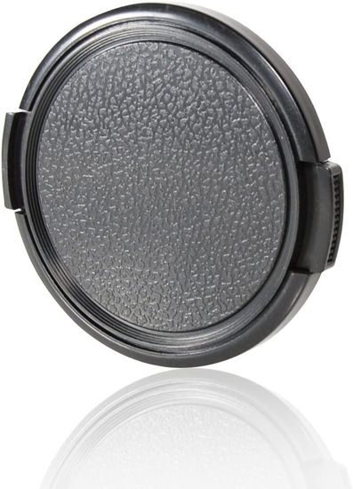 Picture of CamDesign Sides Pinch Snap-On Front Lens Cap/Cover Compatible with Canon, Nikon, Sony, Fujifilm Pentax All DSLR Lenses (52 MM)