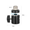 Picture of SZRIG Mini Ball Head with 5/8"-27/3/8"-16/1/4"-20 Screw Mount for Camera DIY Accessories